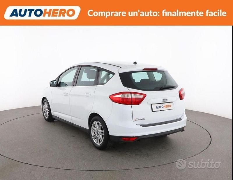 Usata Ford C-MAX Titanium 115 CV (84 kW) 2015 Bianco Monovolume