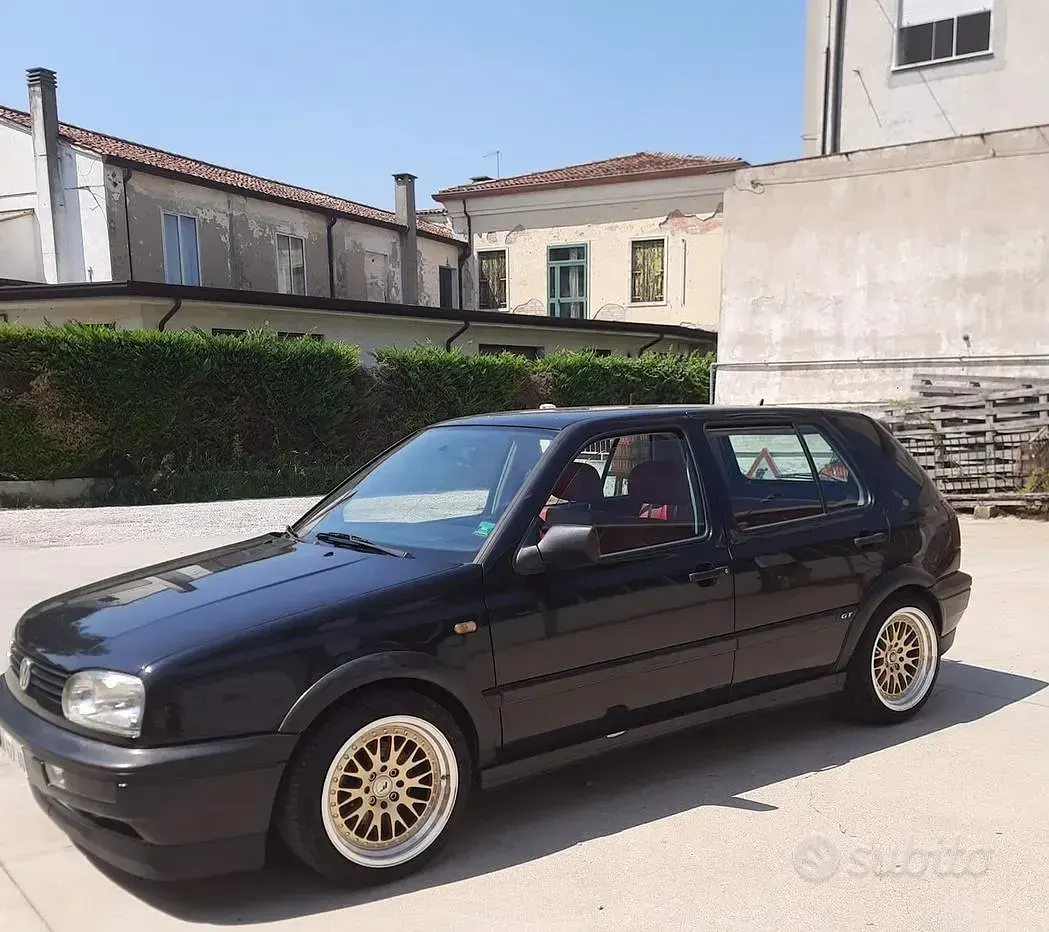 Usata VW Golf III GT 101 CV (74 kW) 1996 Nero Berlina