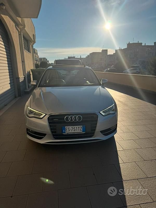 Usata Audi A3 Attraction 150 CV (110 kW) 2013 Grigio Berlina