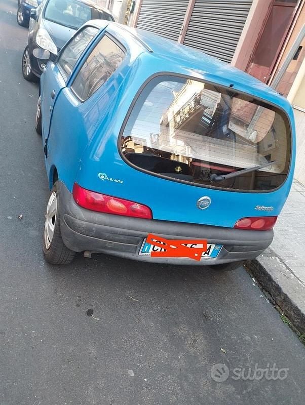 Usata Fiat Seicento Active 54 CV (39 kW) 2004 Blu Utilitaria