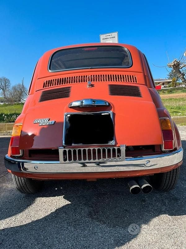 Usata Fiat 500 1970 Rosso Utilitaria