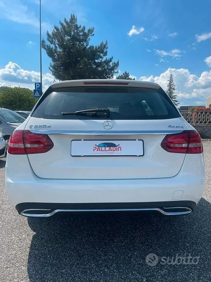Usata Mercedes C220 170 CV (125 kW) 2016 Bianco Station wagon
