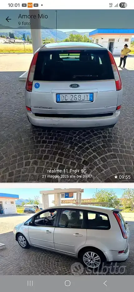 Usata Ford C-MAX 90 CV (66 kW) 2006 Grigio Monovolume