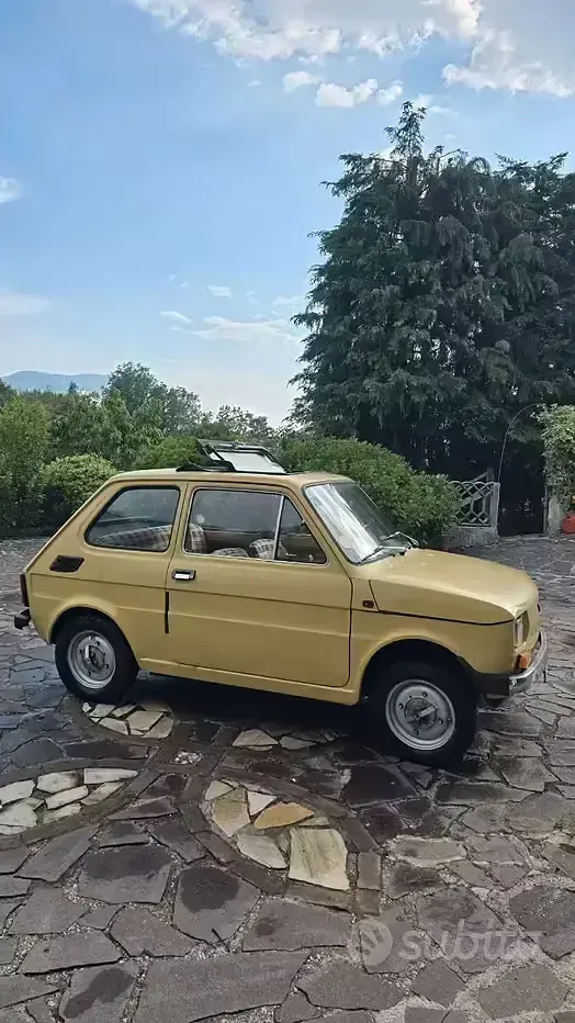Usata Fiat 126 24 CV (17 kW) 1982 Giallo Utilitaria
