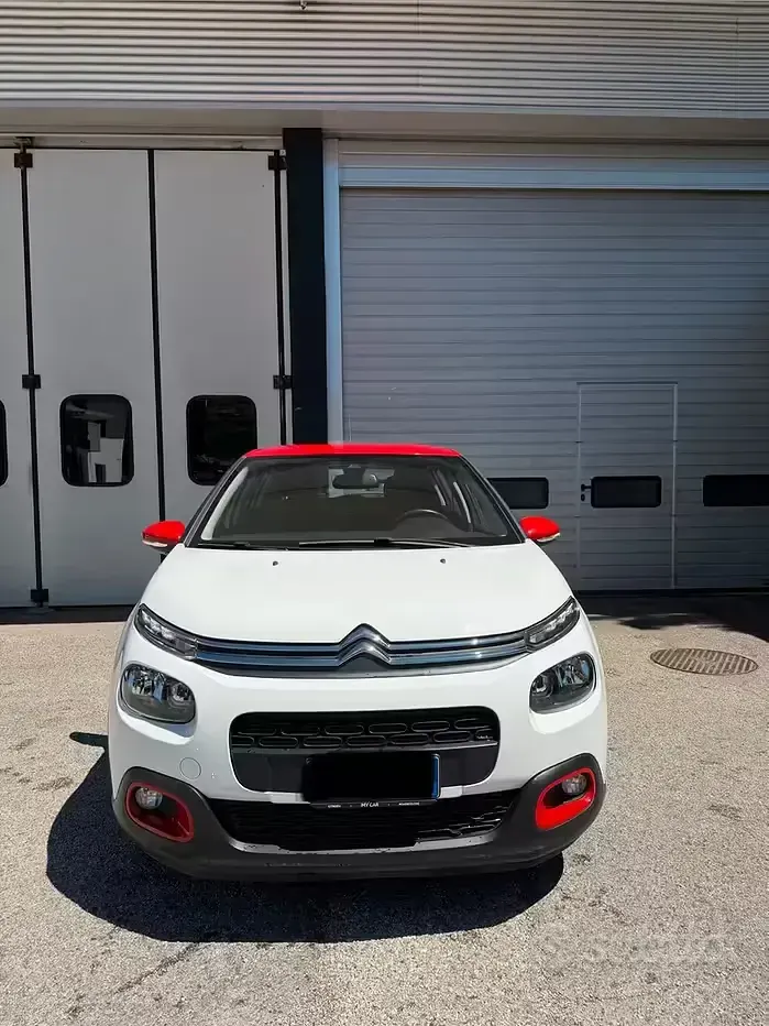 Usata Citroën C3 Shine 102 CV (75 kW) 2018 Bianco Utilitaria