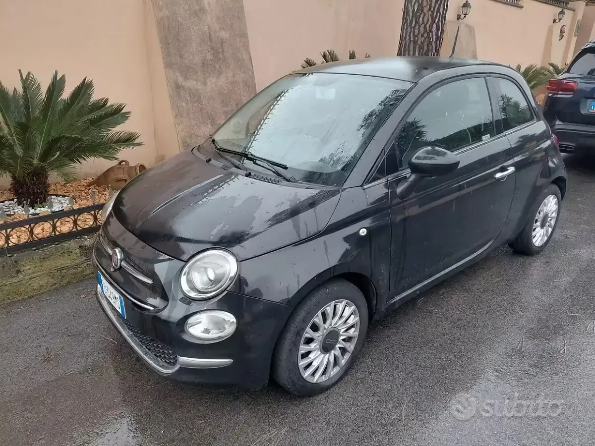 Usata Fiat 500 Lounge 69 CV (50 kW) 2016 Nero Berlina