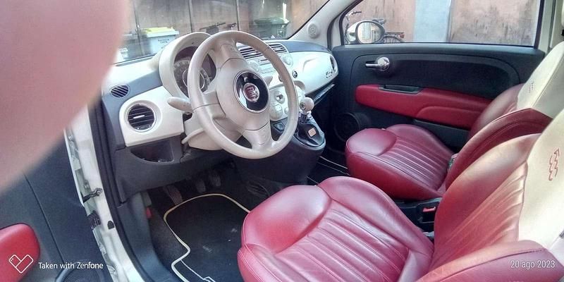 Usata Fiat 500C Lounge 101 CV (74 kW) 2013 Bianco Cabrio