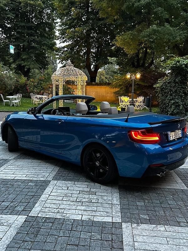 Usata BMW 228 M Sport 245 CV (180 kW) 2015 Blu Cabrio