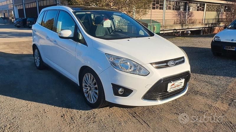 Usata Ford C-MAX Titanium 116 CV (85 kW) 2012 Bianco Monovolume