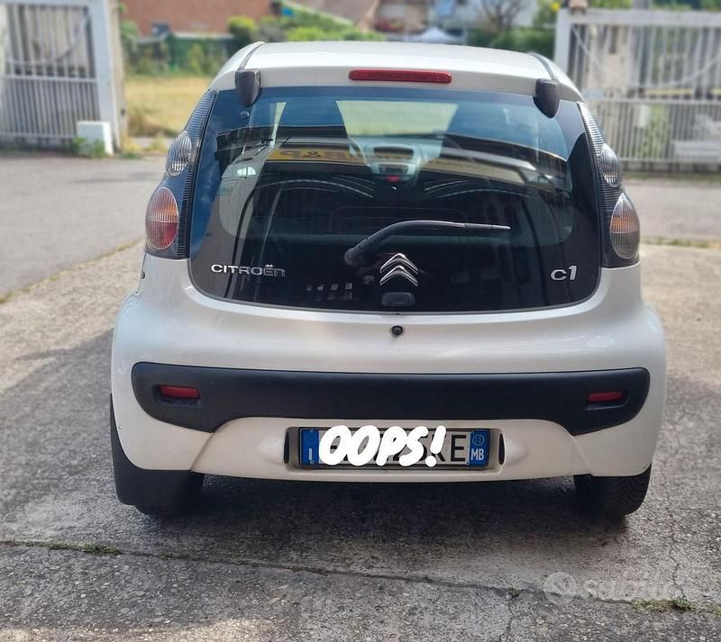 Usata Citroën C1 2012 Bianco Utilitaria