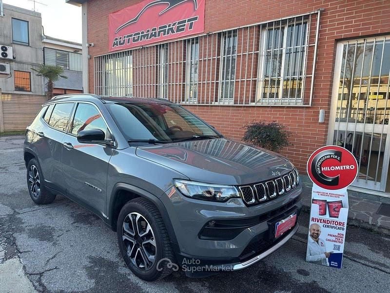 Grigio Usata 2021 Jeep Compass Limited SUV | 19.990 € (Buon prezzo) - Immagine 1/3