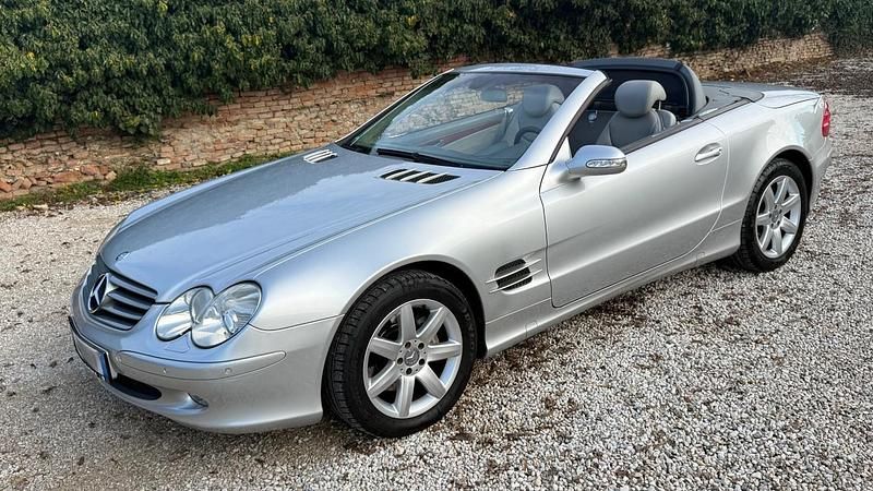 Argento Usata 2002 Mercedes SL500 Cabrio | 22.950 € (Super prezzo) - Immagine 1/4