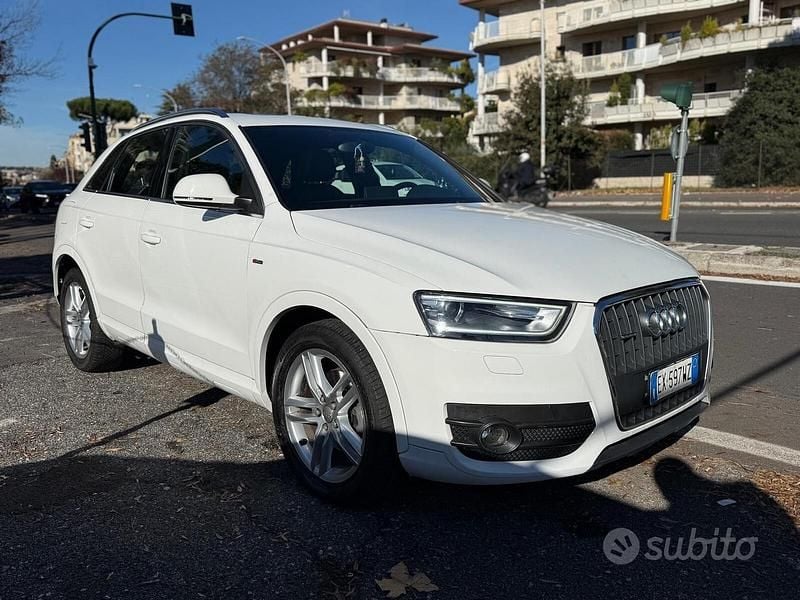 Bianco Usata 2015 Audi Q3 S-Line SUV | 12.999 € (Super prezzo) - Immagine 1/4