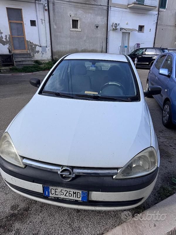 Usata Opel Corsa 2003 Bianco Utilitaria