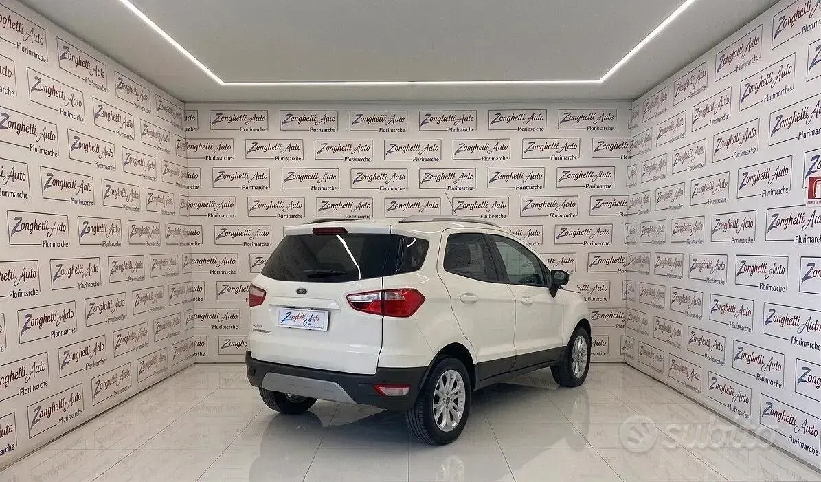 Usata Ford Ecosport Titanium 95 CV (69 kW) 2017 Bianco SUV