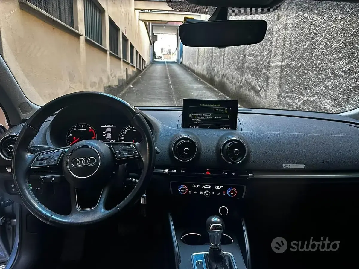 Usata Audi A3 116 CV (85 kW) 2018 Grigio Berlina