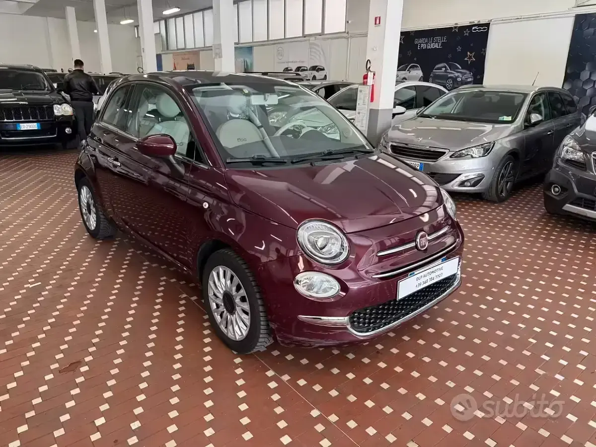 Begagnad Fiat 500 Riva 69 HK (50 kW) 2017 Röd Sedan