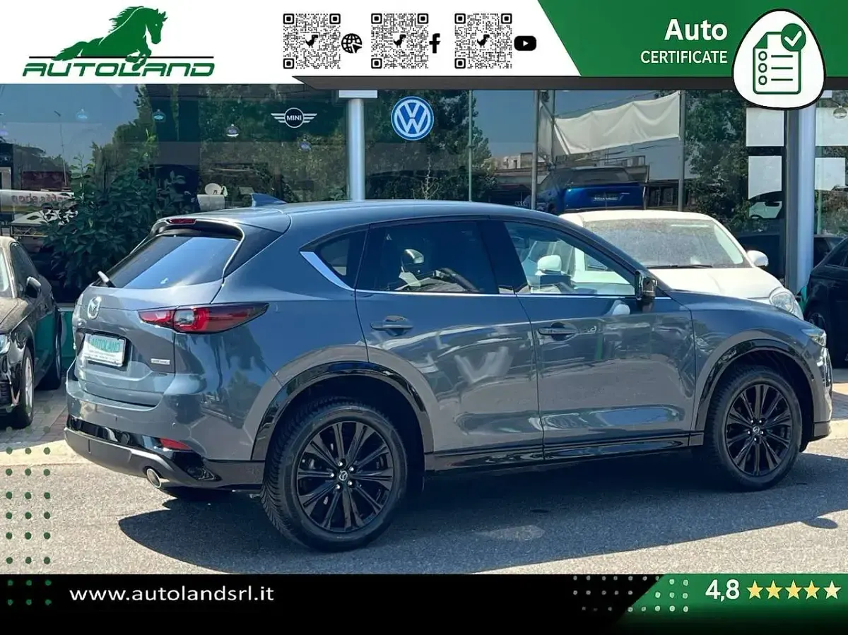 Usata Mazda CX-5 Homura-Line 165 CV (121 kW) 2022 Grigio polimetallo (polymetal SUV