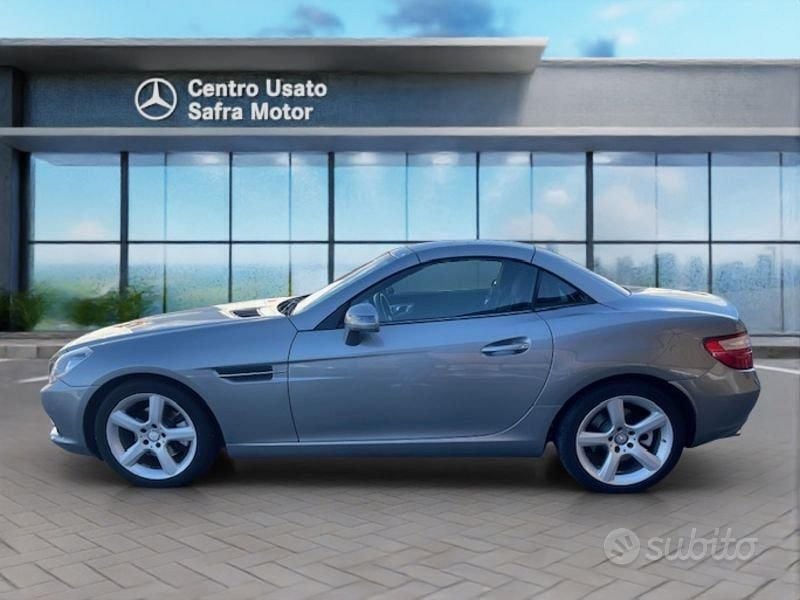 Usata Mercedes SLK200 Sport 184 CV (135 kW) 2014 Grigio Cabrio