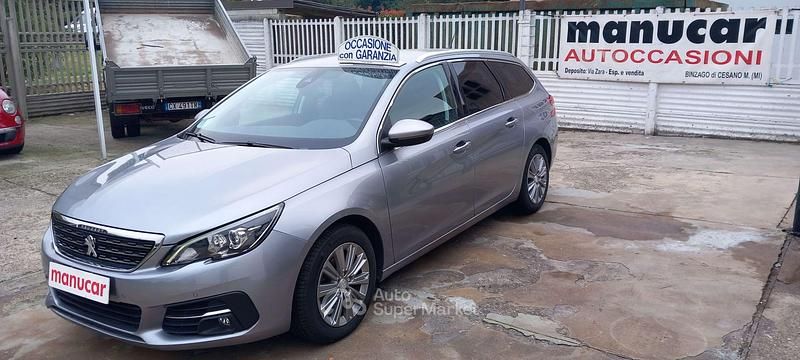 Usata Peugeot 308 Allure 109 CV (80 kW) 2021 Gray Station wagon