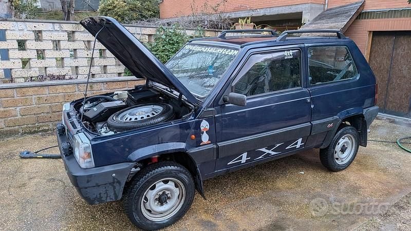 Usata Fiat Panda 4x4 1990 Blu Utilitaria