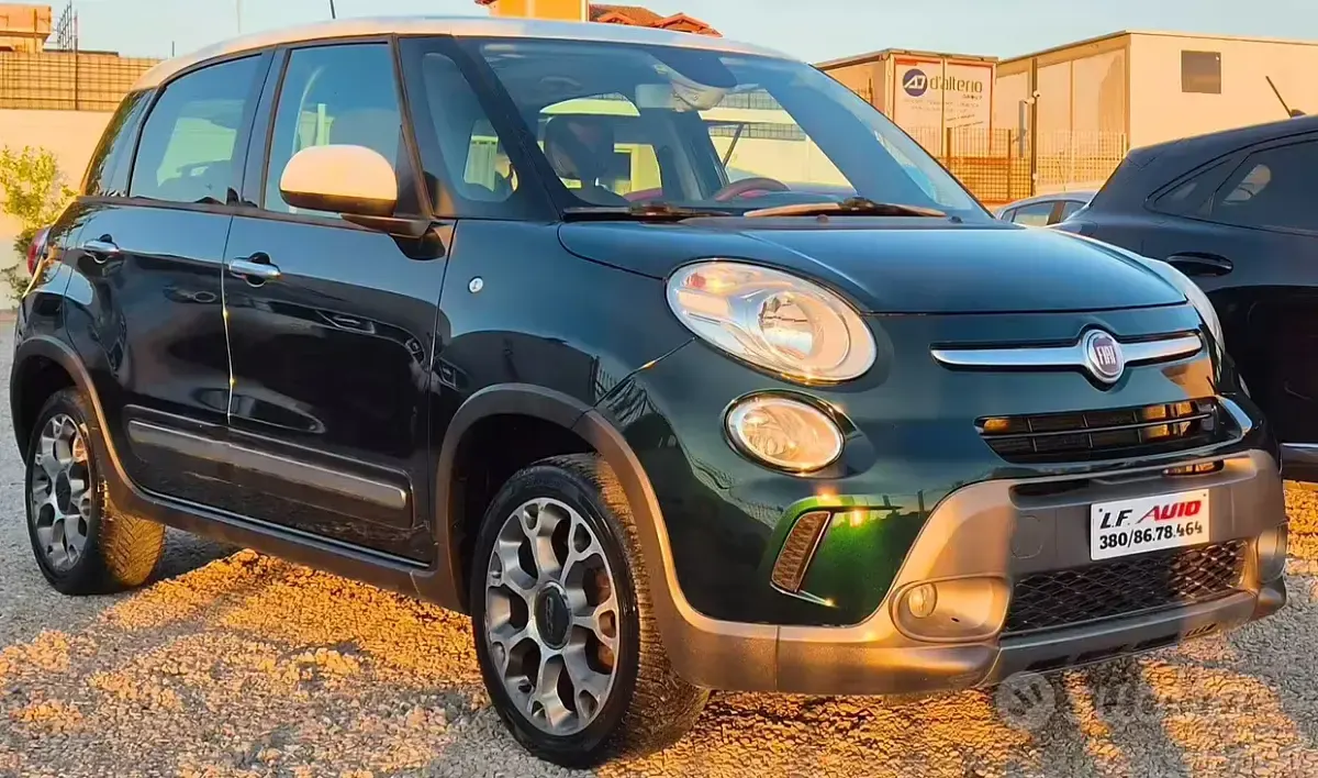Usata Fiat 500L Trekking 120 CV (88 kW) 2014 Verde Monovolume
