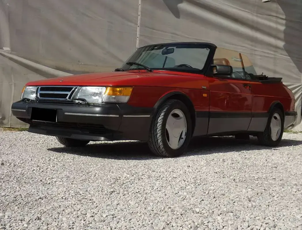 Usata Saab 900 Cabriolet Aero 179 CV (131 kW) 1991 Rosso Cabrio