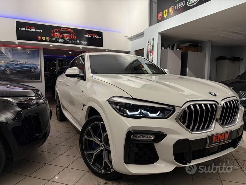 Bianco Usata 2020 BMW X6 M M Sport SUV | 60.500 € (Cara) - Immagine 1/4