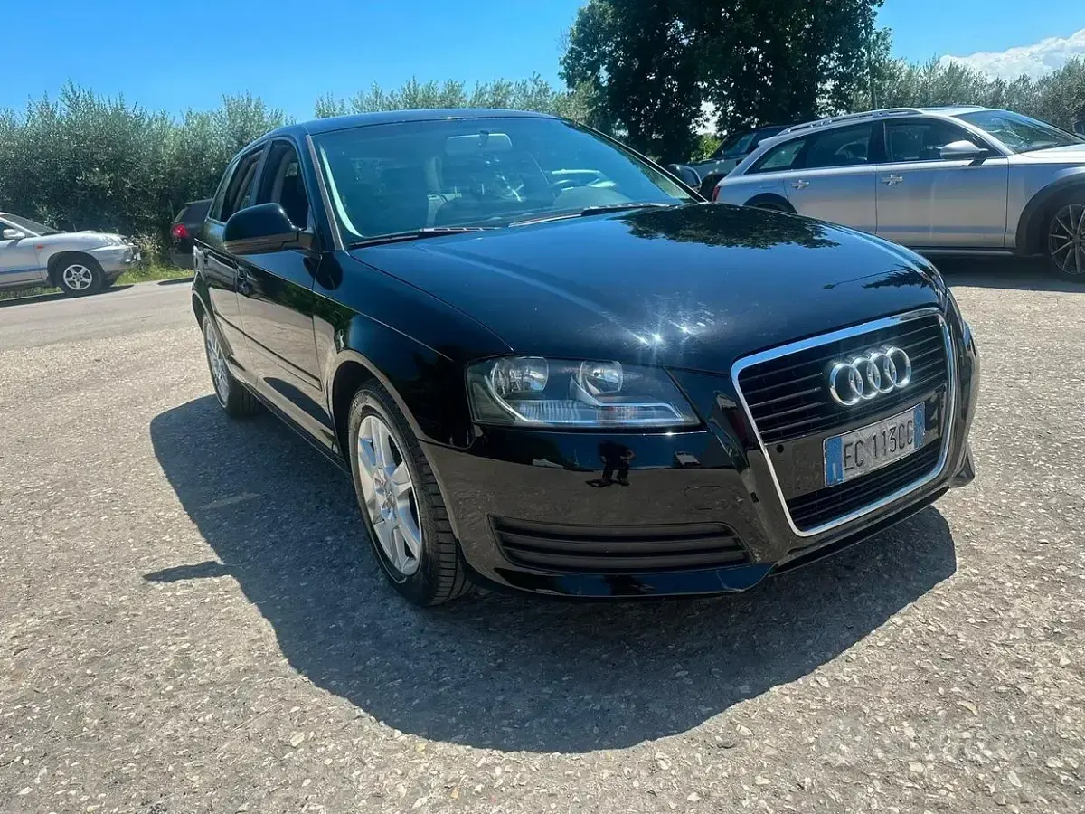 Usata Audi A3 90 CV (66 kW) 2010 Nero Utilitaria