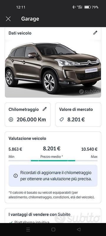 Usata Citroën C4 Aircross Exclusive 114 CV (83 kW) 2014 Marrone SUV