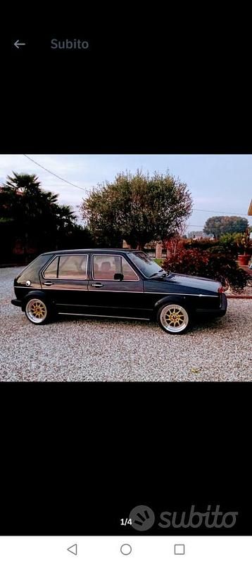 Usata VW Golf I 50 CV (36 kW) 1980 Nero Utilitaria