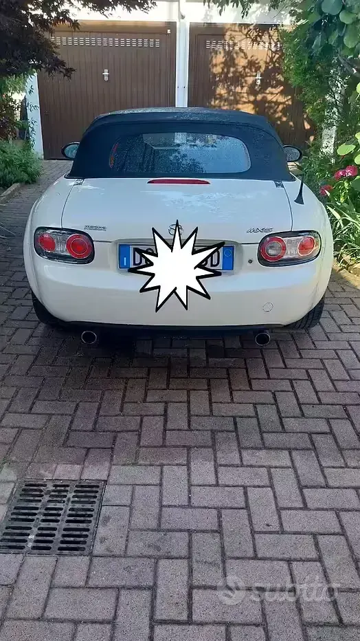 Usata Mazda MX5 140 CV (102 kW) 2006 Bianco Cabrio
