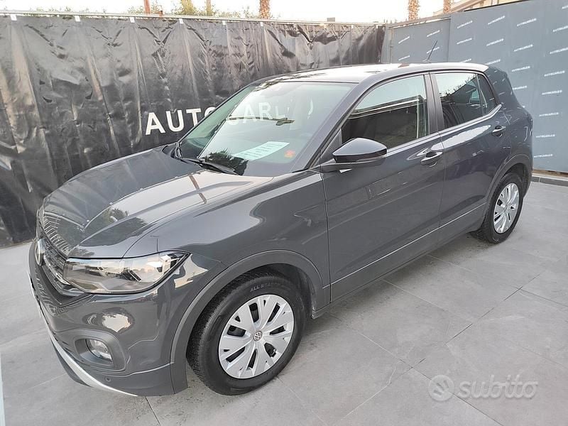 Grigio Usata 2019 VW T-Cross SUV | 12.400 € (Buon prezzo) - Immagine 1/4
