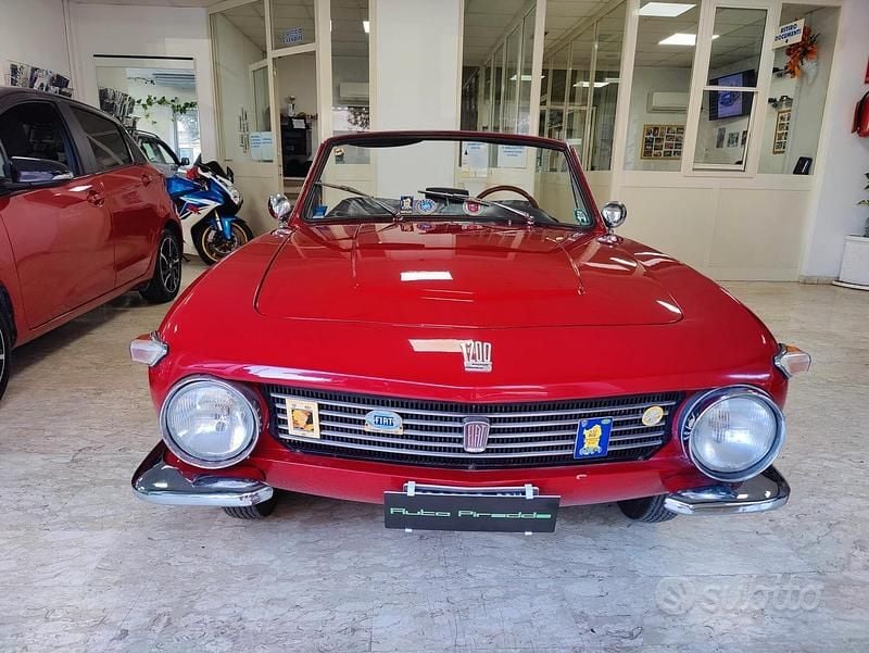 Usata Fiat 1200 S 1960 Rosso Cabrio