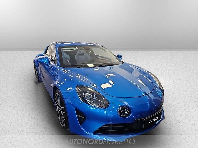 Nuova Alpine A110 300 CV (220 kW) 2025 Blu/azzurroarmonia interna nera e carbonio Coupé