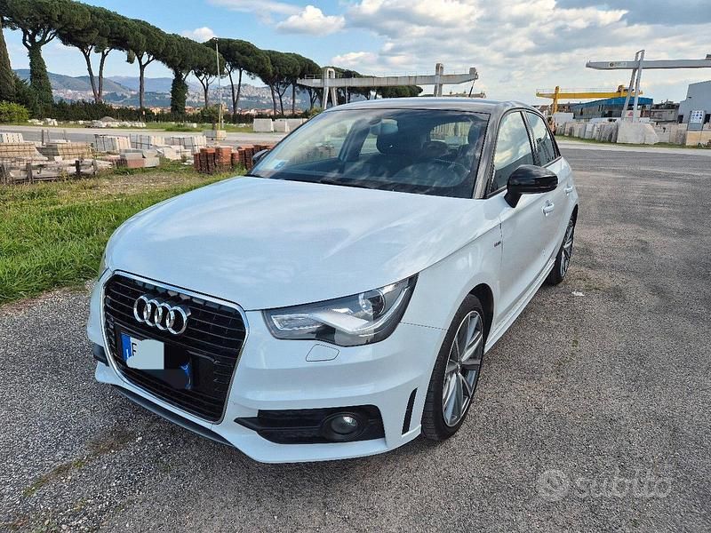 Usata Audi A1 S-Line 90 CV (66 kW) 2013 Bianco Utilitaria