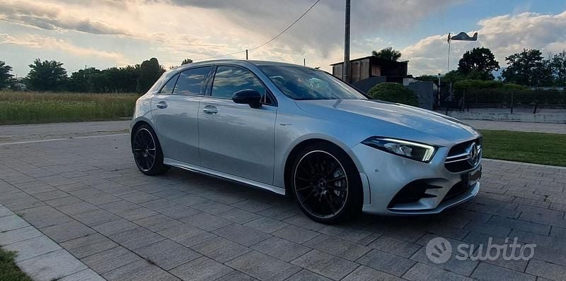 Usata Mercedes A35 AMG AMG 306 CV (225 kW) 2019 Argento Berlina