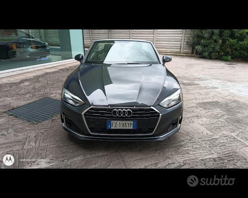 Usata Audi A5 Cabriolet Advanced 190 CV (139 kW) 2020 Grigio scuro pastello Cabrio