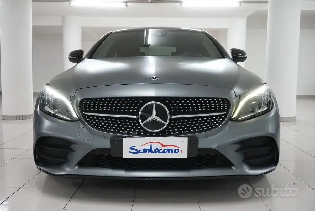 Usata Mercedes C220 Premium Plus 194 CV (142 kW) 2018 Grigio Coupé