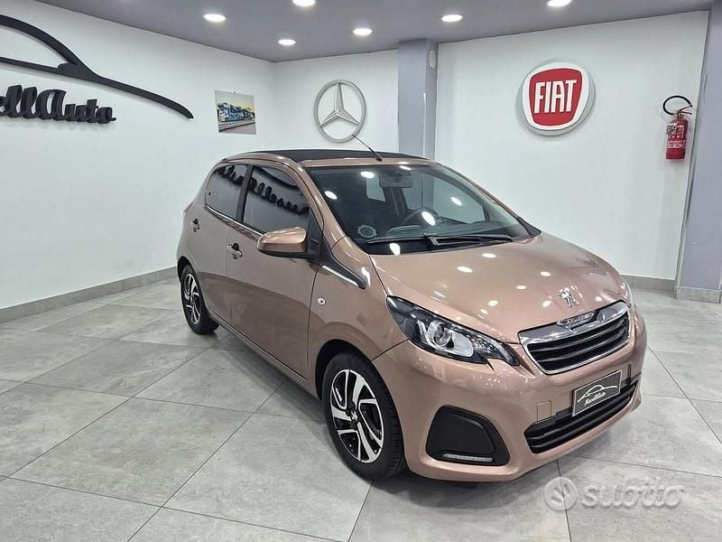 Usata Peugeot 108 69 CV (50 kW) 2014 Marrone Utilitaria