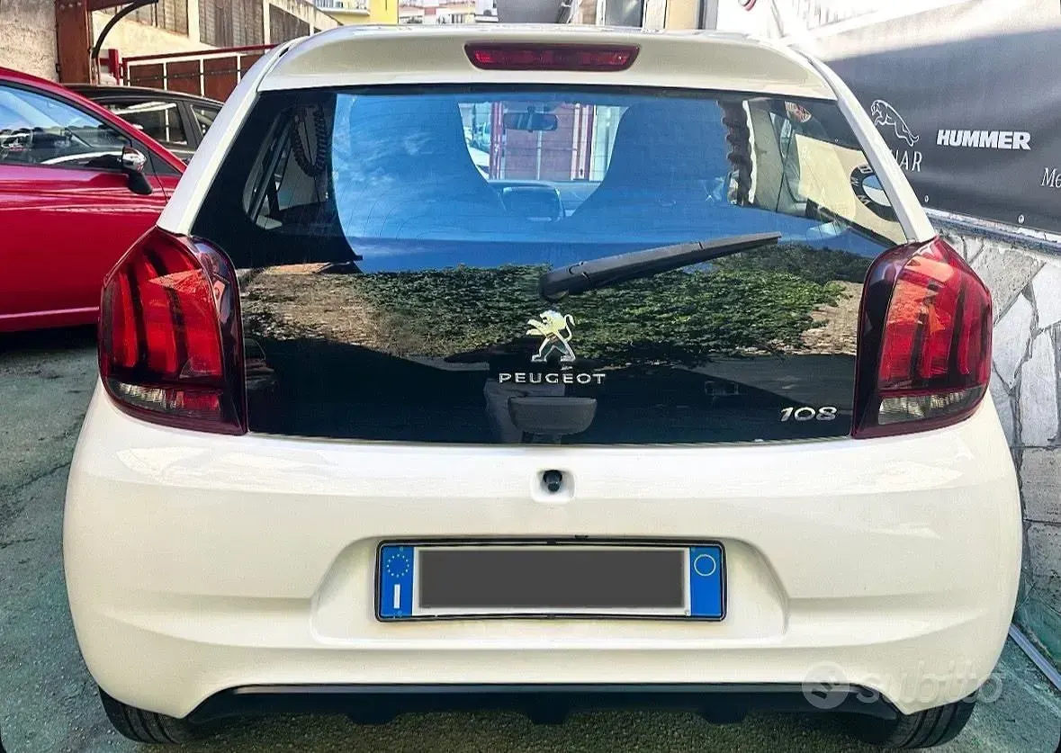 Usata Peugeot 108 69 CV (50 kW) 2016 Bianco Berlina