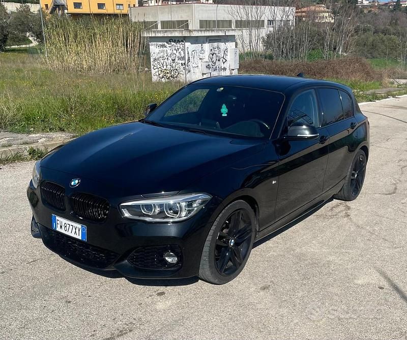 Usata BMW 116 Sport Line 116 CV (85 kW) 2019 Nero Utilitaria