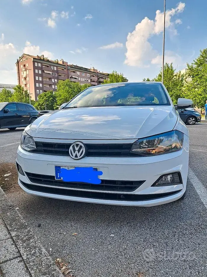 Usata VW Polo Trendline 90 CV (66 kW) 2019 Bianco Utilitaria