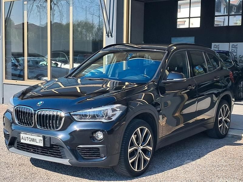 Usata BMW X1 150 CV (110 kW) 2017 Nero SUV