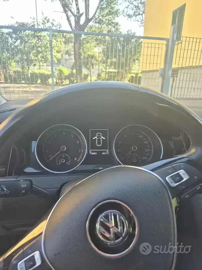 Usata VW Golf VII 125 CV (91 kW) 2016 Grigio Berlina