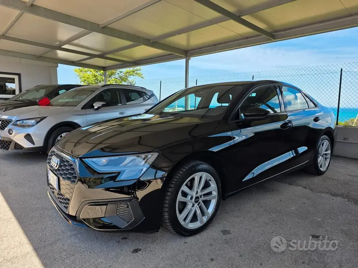Usata Audi A3 Advanced 150 CV (110 kW) 2022 Nero Berlina