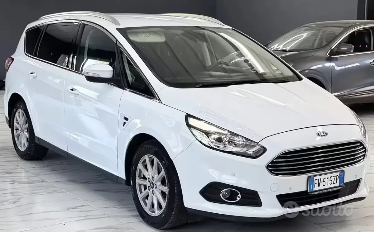 Usata Ford S-MAX S 150 CV (110 kW) 2019 Bianco Monovolume