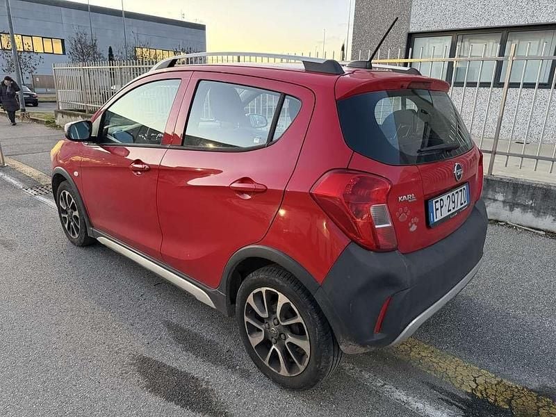 Usata Opel Karl Rocks 73 CV (53 kW) 2018 Rosso Utilitaria