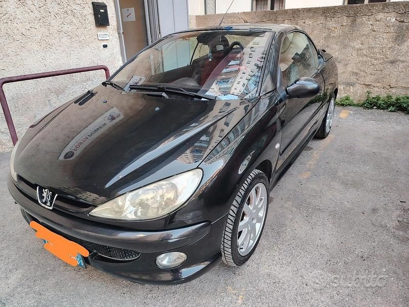 Usata Peugeot 206 CC 2003 Nero Cabrio