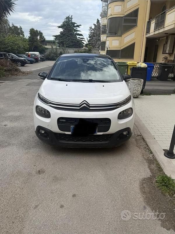 Usata Citroën C3 82 CV (60 kW) 2017 Bianco Berlina